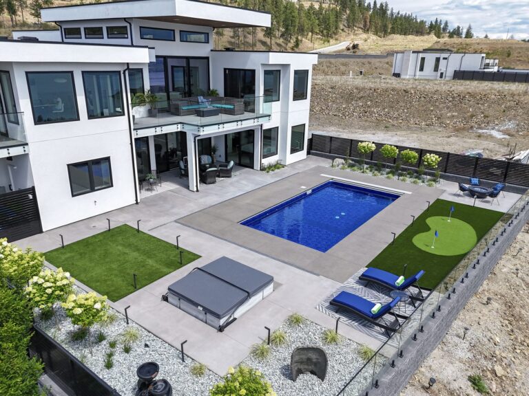Pool home with lake views, West Kelowna